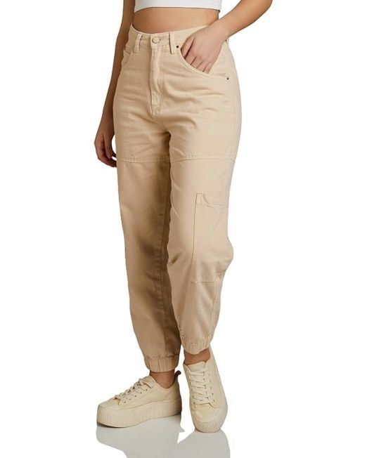 Women's Denim Joggers | Ankle Length