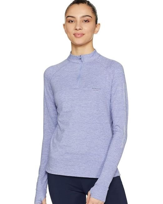 Van Heusen Women's Polyester Regular Fit T-Shirt