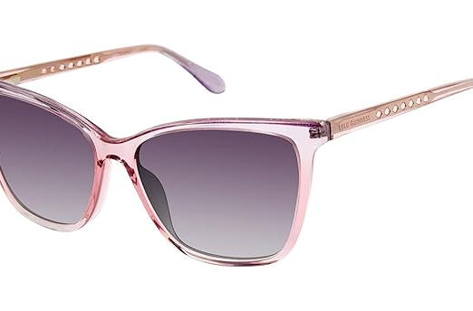 Lulu Guinness L190 Oversized Square Sunglasses for Women, 56 mm, UV400 Protection