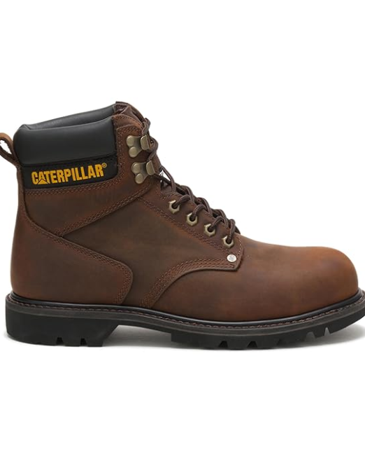 Caterpillar Men's Second Shift Steel Toe Work Boot Dark Brown 9.5 D(M) UK