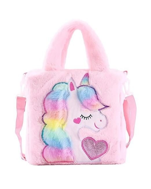 ADISA Unicorn Toddler Bag Princess Cute Crossbody Handbags Gift for Girls