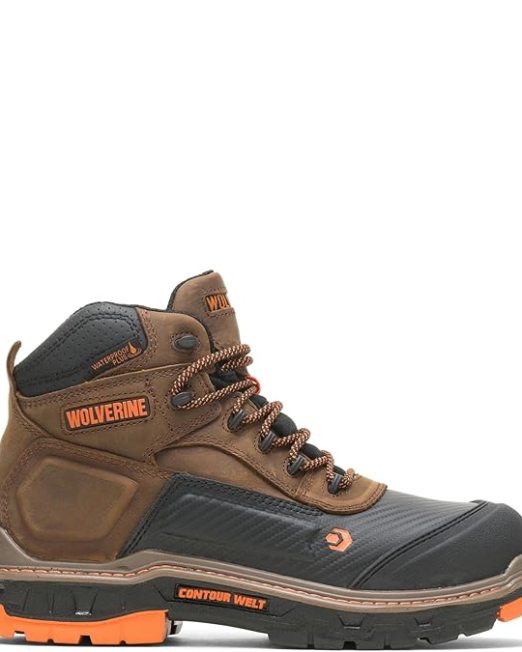 Wolverine Men's Overpass 6" Composite Toe Waterproof Insulated Work Boot