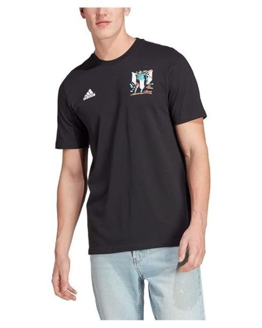 Adidas Men Cotton Fitted T-Shirt