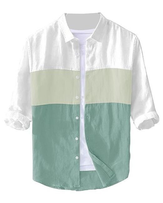 BE ACTIVE Men's Casual Shirt|| Cotton Stylish Full Sleeves Shirt for Men