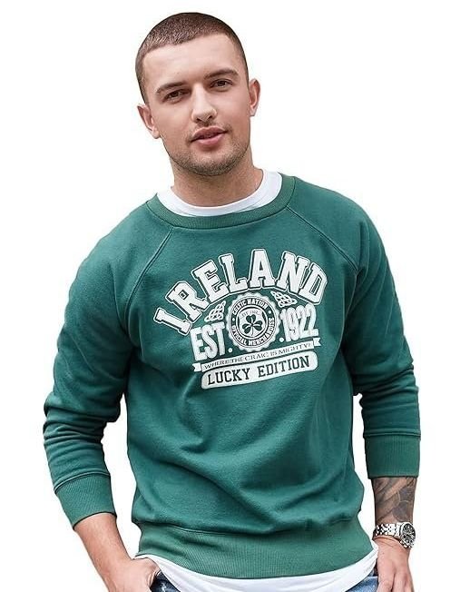 Traditional Craft Ltd. Bottle Green Republic of Ireland Sweatshirt