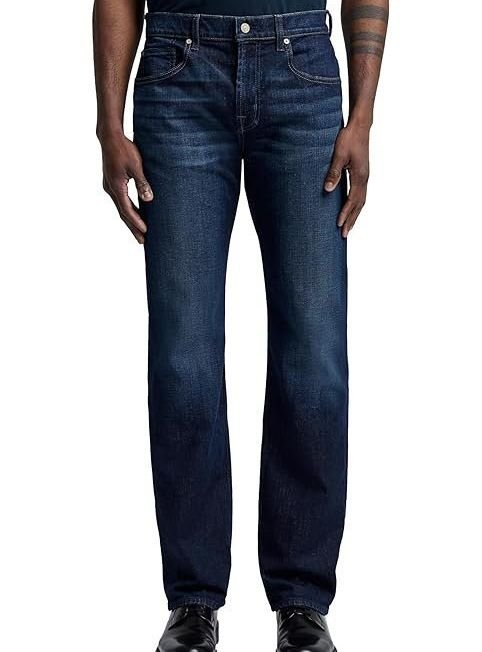 Mankind Men's Austyn Relaxed Straight-Leg Jean in Los Angeles Dark