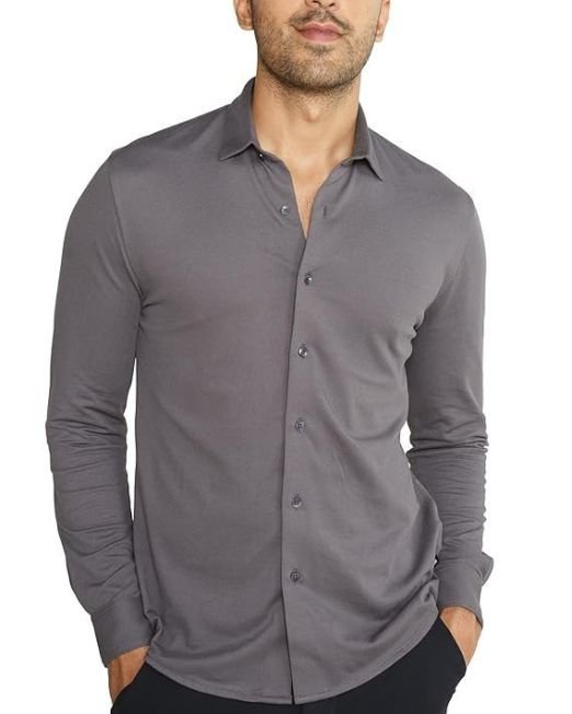 Constant All-Degree Shirt for Men Full Sleeve, Pique Textured, Thermoregulating Cotton Blend Mens Casual, Recycled Fabric Stylish Shirts